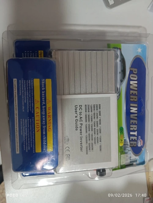 Convertisseur de tension (onduleur) 500W et 1000 W, 12V vers 220V et 24V vers 220V - Facile à utiliser - Fiable et durable