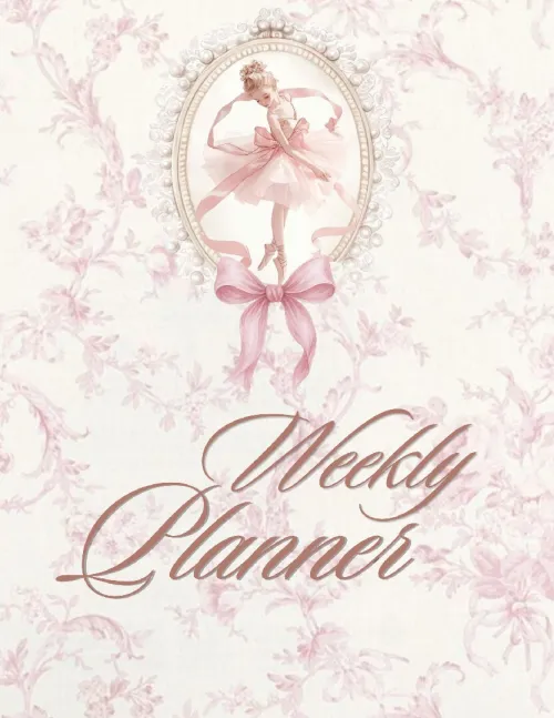 Weekly planner coquette girl pdf