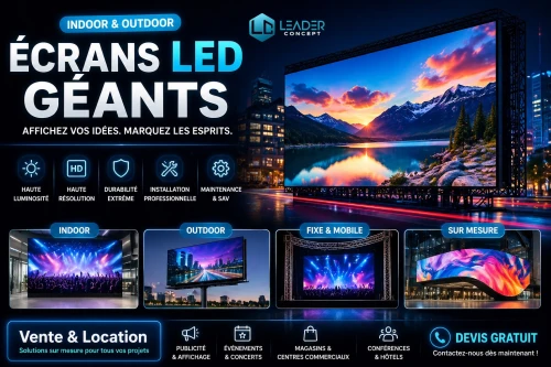 Écrans LED Géants Indoor & Outdoor | Vente & Location