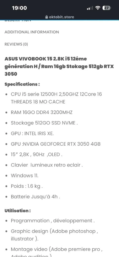 Asus vivo book