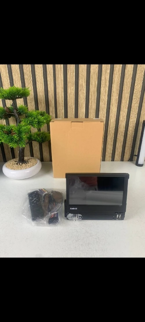 Autoradio Rétractable Tactile 7 Pouces Wireless CarPlay Android Auto 32+2GB - راديو السيارة الذكي بنظام أندرويد وشاشة 7 بوصة قابلة للطي