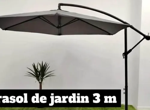 Parasol de jardin déporté 3 m à vendre