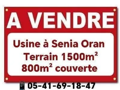 Vente Hangar - Usine Oran Oran