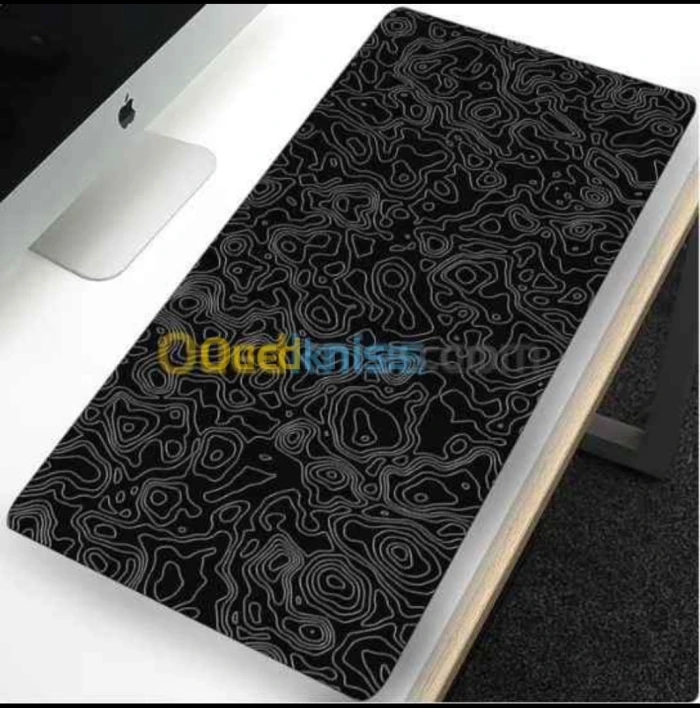 TAPIS DE SOURIS Black Abstract 900x400mm