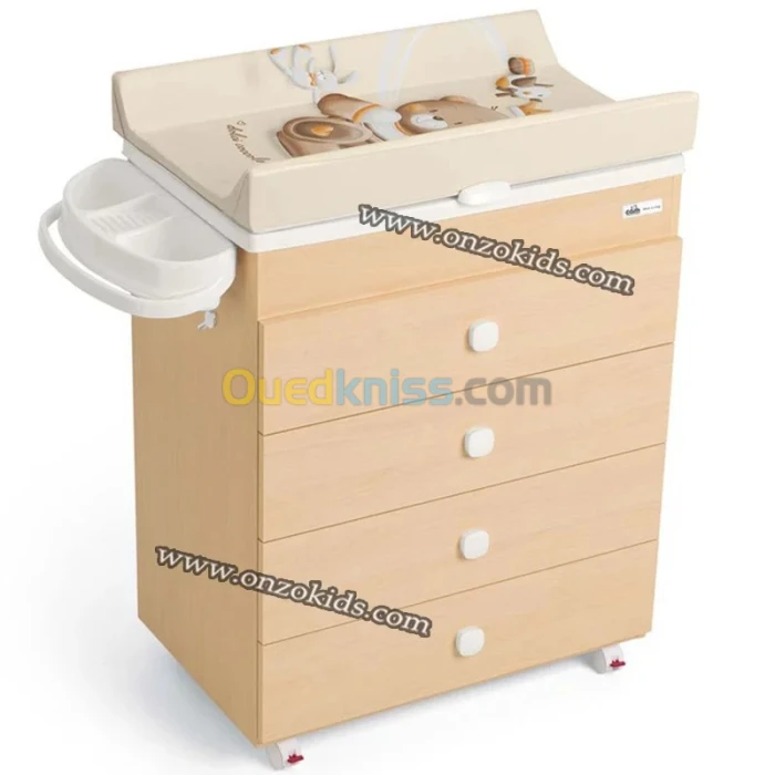 Baignoire, Commode, Table à langer 4en1 - CAM