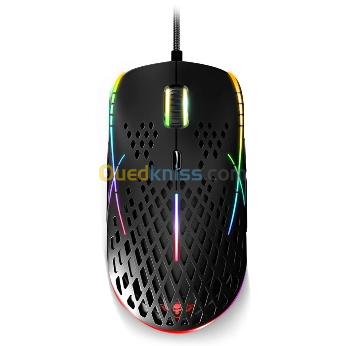 SOURIS USB SPIRIT OF GAMER XPERT-M100 12400DPI / 8 BOUTONS / RÉTRO-ÉCLAIRAGE RGB