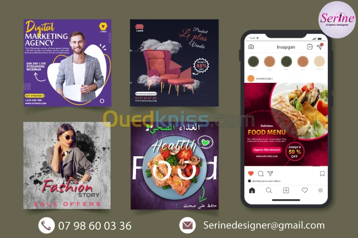 poste social média / conception graphique