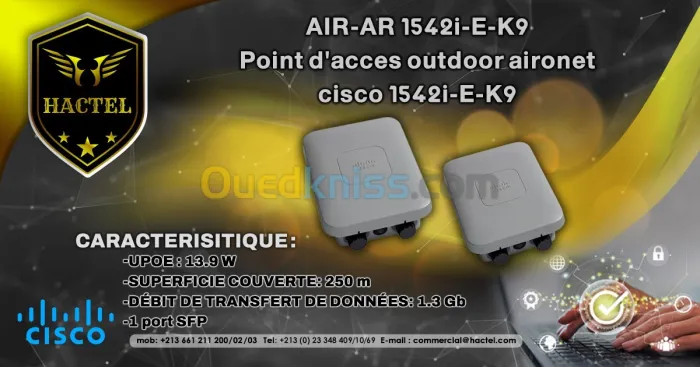 POINT D'acces CISCO OUTDOOR AIR-AP1542I-E-K9