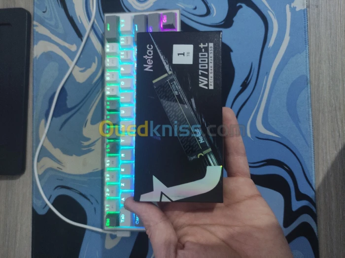 Ssd m2 nvme Netac 1Tb Gen4 vitesse up to 7400mb/s neuf sous emballage 