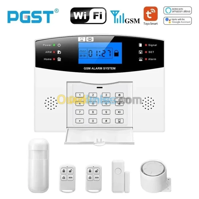 Système D'alarm GSM WIFI Nouvel Génération 2024 Sans Fil+Filaire