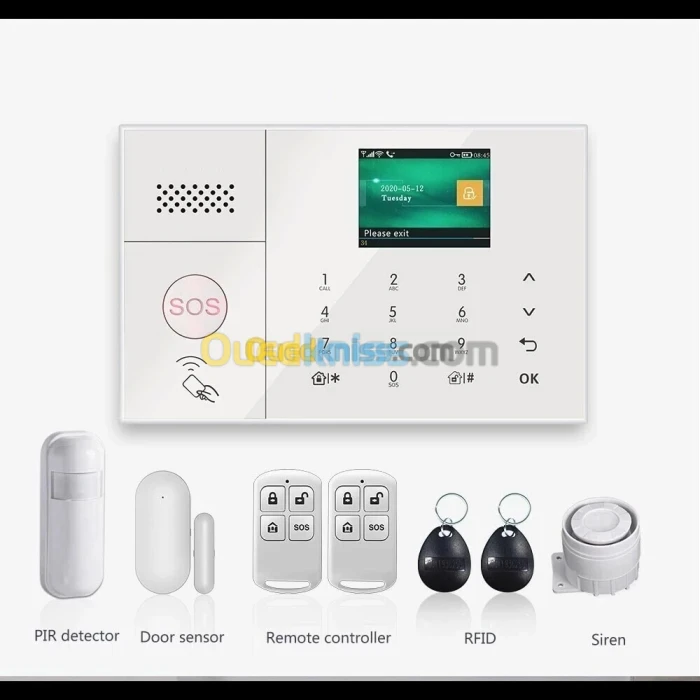 Alarm GSM Kit Système Alarme Sans Fil Euronet ضمان 06 أشهر