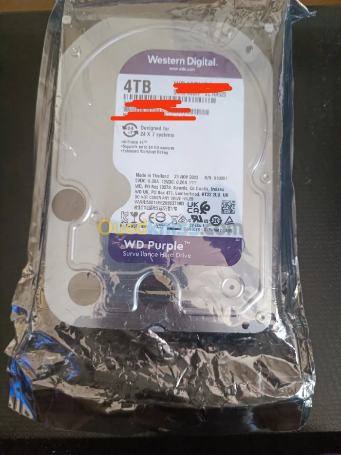 Disque dur 4 tera Purple