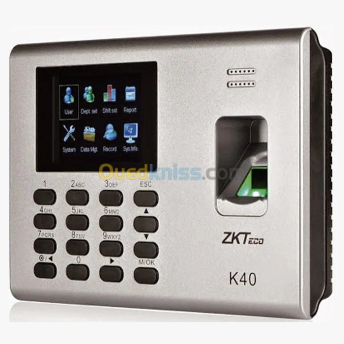 POINTEUSE BIOMÉTRIQUE ZKTECO K40