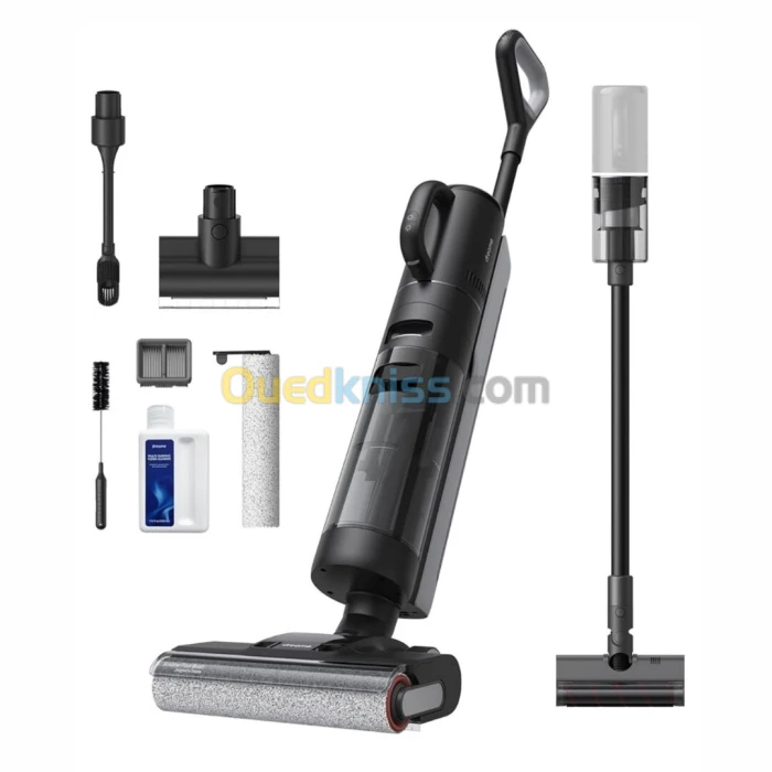 DREAME H12 Dual Aspirateur Nettoyage Intelligent Aspiration Humide Sèche, Aspirateur sans Fil 4 en 1