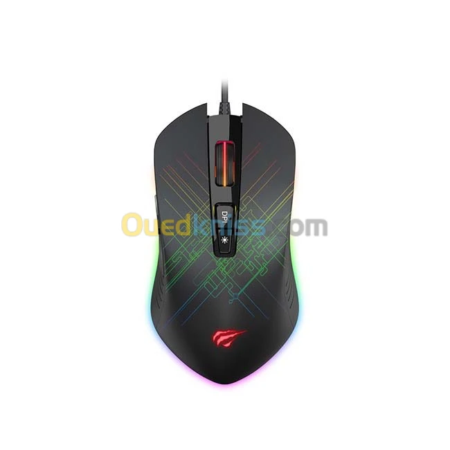 Souris Gaming HAVIT MS1019 6400 DPI RGB 7 Boutons