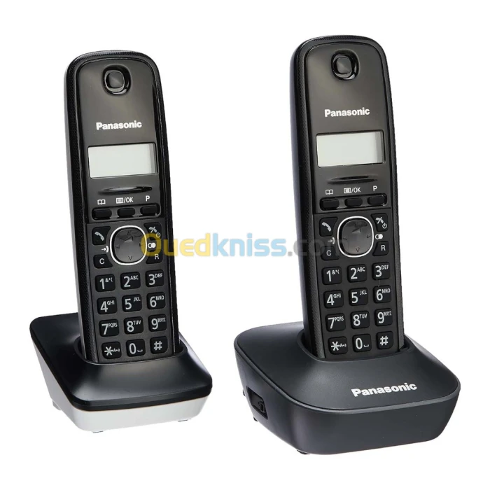 Téléphone sans-fil Numérique Double combine LCD Panasonic KX-TG1612 DECT