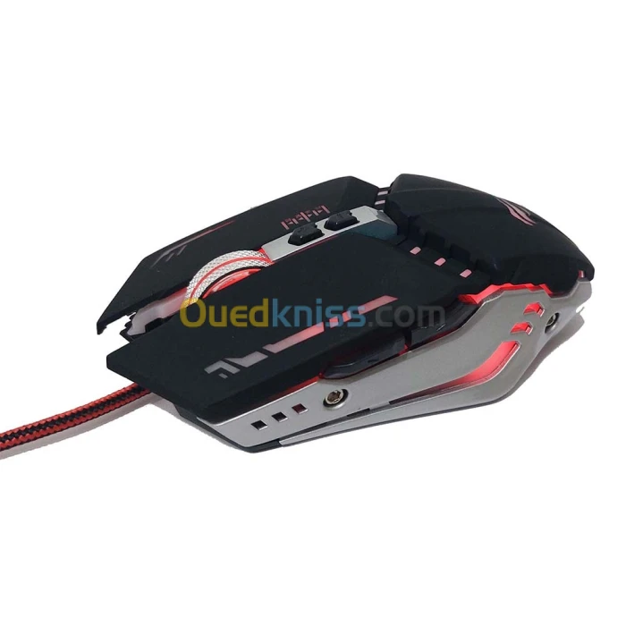 Souris Mouse Gaming filaire HAVIT MS620 USB 3200DPI RGB 7 Boutons
