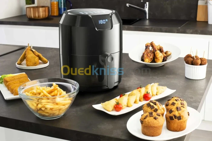 Moulinex Friteuse sans huile XL + gril 4,2 L 6 personnes 8 programmes