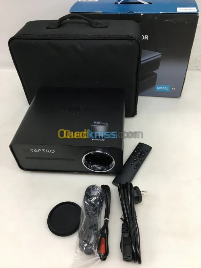 Datashow Smart Data Show Toptro X5 Germany Wi-Fi Bluetooth Android 9000 Lumens ضمان 06 أشهر