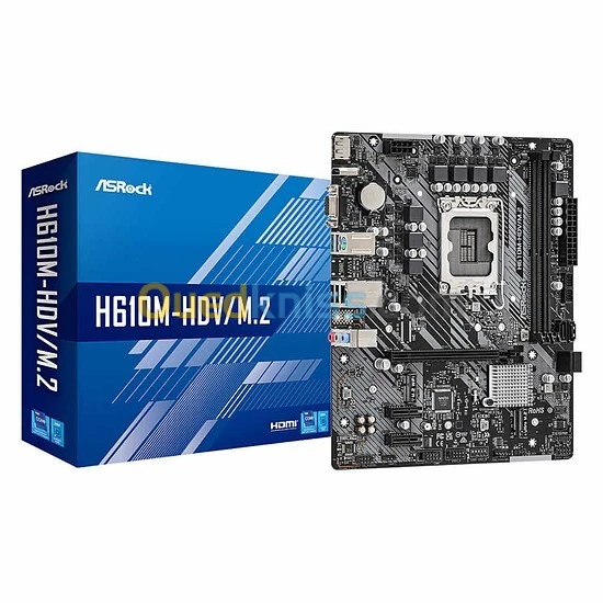 KIT UPGRADE ASROCK H610M-HVS/M.2 R2.0 INTEL CORE I3 13100F 
