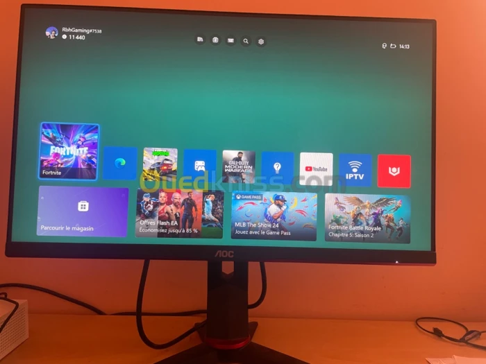 AOC Écran gamer 24G2U5/BK 75hz FULL HD IPS 1ms