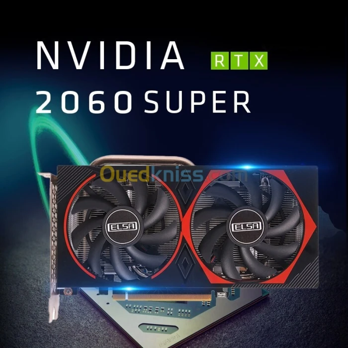 ELSA Geforce RTX 2060 Super, 8 Go, GDDR6, 256 bits