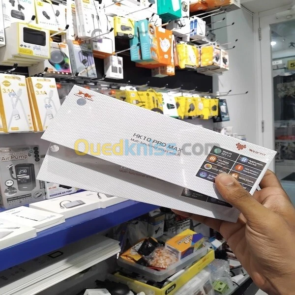 HK10 Pro Max+ Smart Watch Noir Montre connectée Écran AMOLED 2,02 pouces