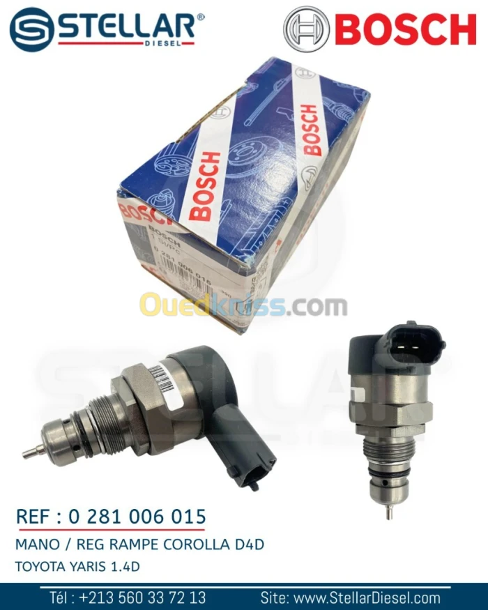 MANO REGULATEUR DE RAMPE COROLLA D4D