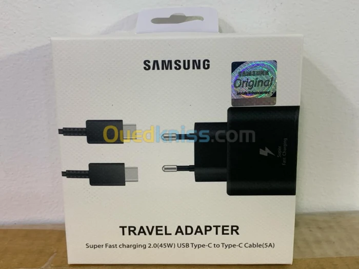 CHARGEUR SAMSUNG 45W SUPER FAST CHARGING