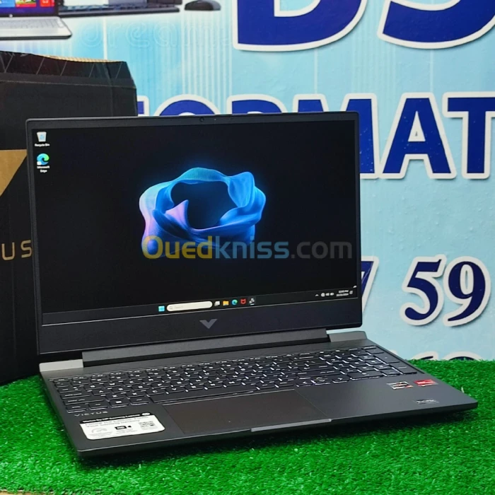 HP VICTUS AMD R5 7535HS 16GO RAM DDR5 512SSD 15.6 144HZ RX 6550M JAMAIS UTILISÉ