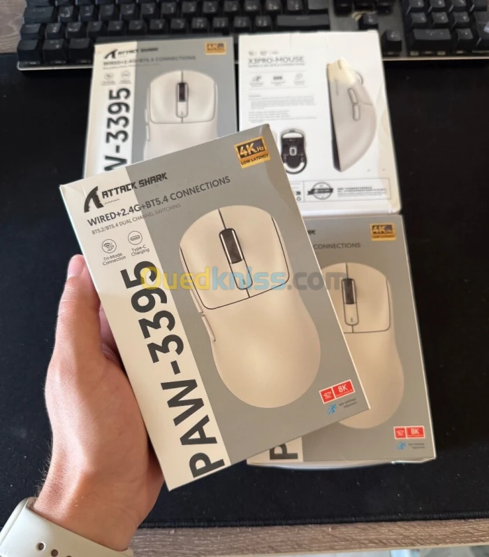 ATTACK SHARK X3 PRO White