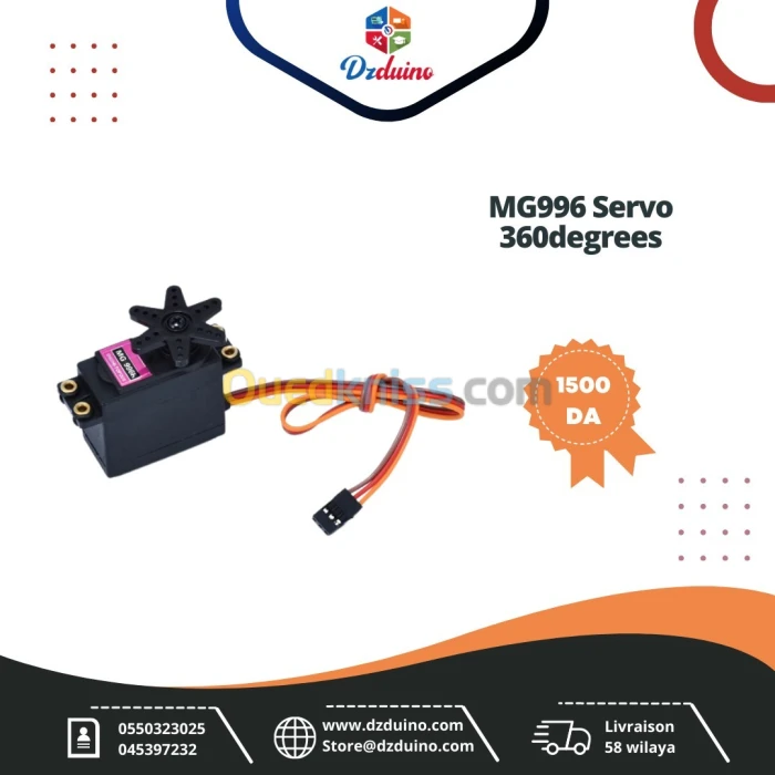 MG996 Servo 360degrees