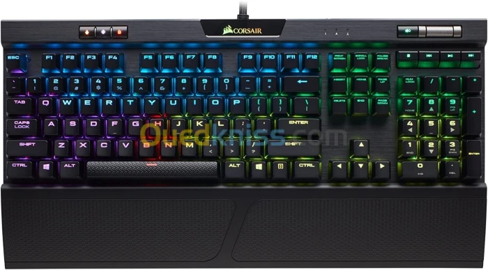 Corsair K70 RGB MK.2 USB QWERTY - Claviers avec Fil - USB - Clavier mécanique - LED - RGB