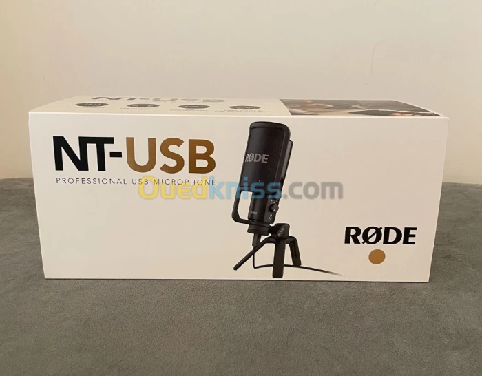 RODE NT-USB Microphone USB à condensateur polyvalent de qualité studio avec filtre anti-pop