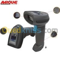 LECTEUR CODE BARRE HENEX HC-5208R 2D QR SANS FIL+BT+AFFICHEUR