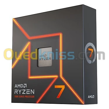 Processeur AMD Ryzen 7 7700X - 4.5 GHz - 5.4 GHz - 8-Core 16Threads Socket AM5 - TDP 105W