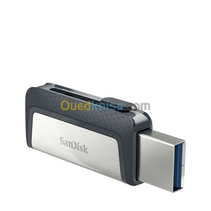 SanDisk Ultra 64 GB Dual DriveType-C USB 3.0 Flash, Silver