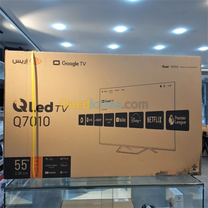 TV IRIS 55" Q7010 SMART - GOOGLE TV - QLED - UHD 4K