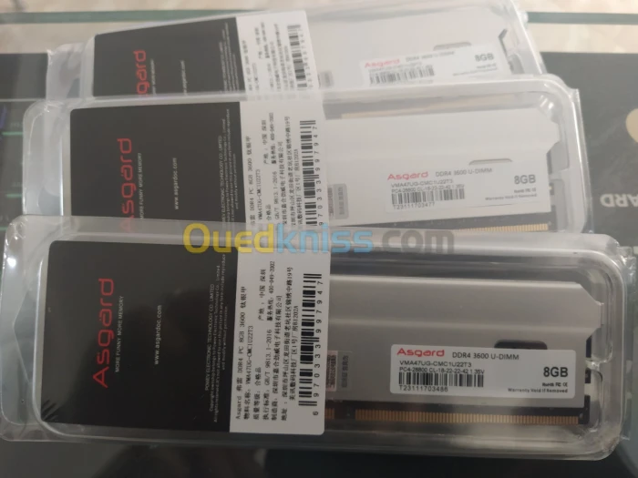 RAM Asgard FREYR T3 ddr4 8GB 3600MHZ