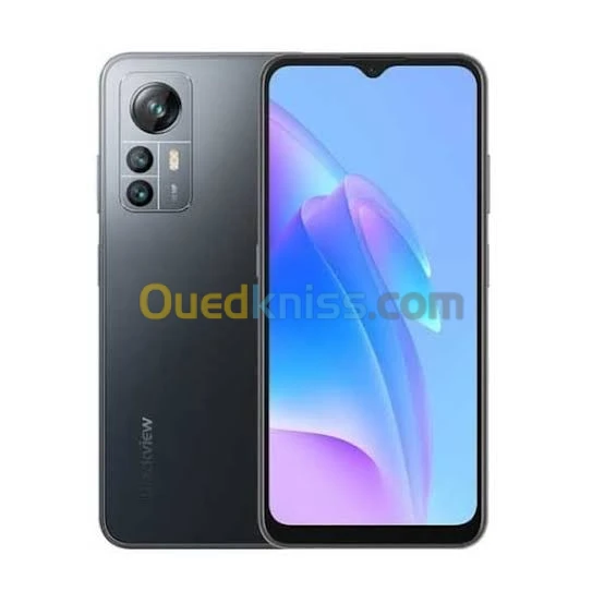 Blackview Smartphone A85 Version Globale 8 Go 128 GO Écran 6.5 HD + 90Hz Caméra 50 MP - Noir Blackview A85
