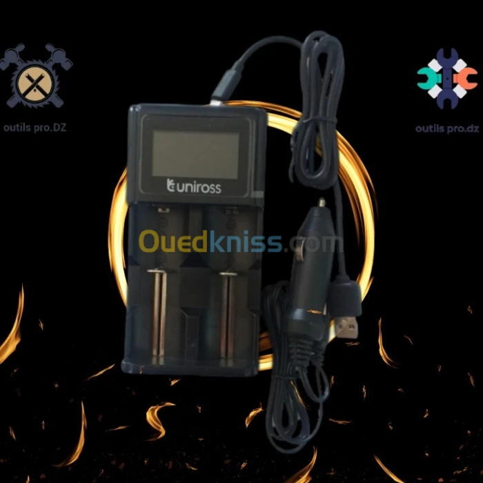 smart Chargeur de piles 18650 et autres + cadeau