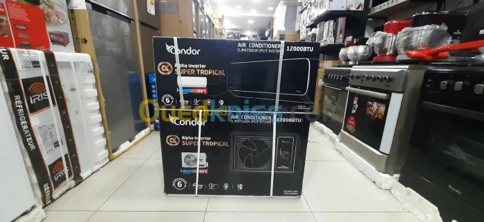 CLIMATISEUR CONDOR 12000 BTU SMART-WIFI ALPHA INVERTER SUPER T3