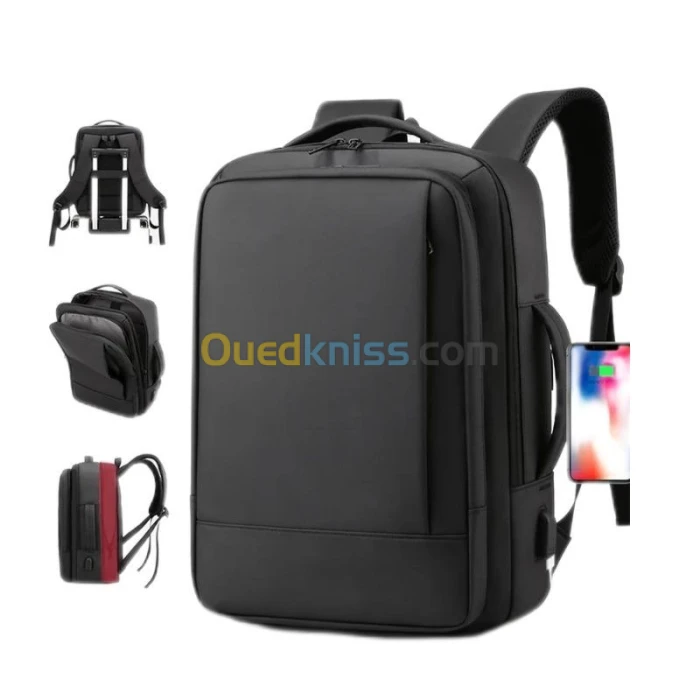 Sac A Dos Cartable Extensible Imperméable Anti-Rayures - حقيبة قابلة للتوسع مضادة للخبش
