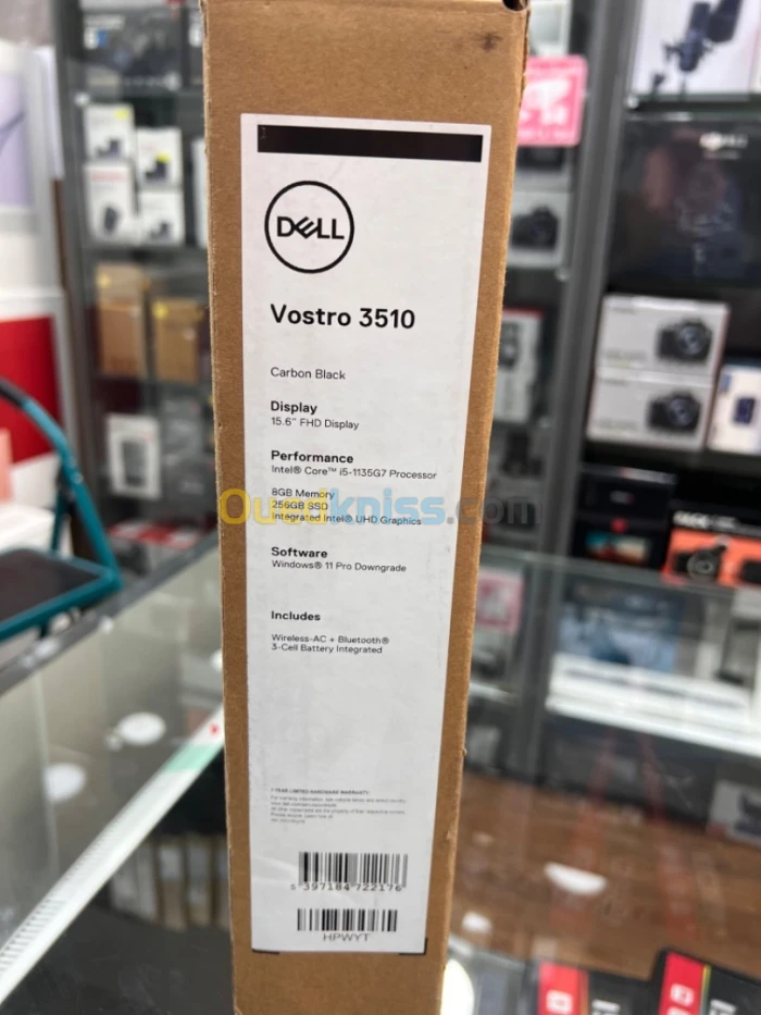 DELL VOSTRO 3510 I5 11EM 8G 256G SSD 15.6 POUCE 