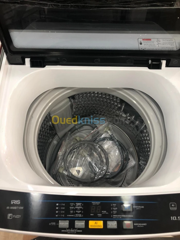 IRIS MACHINE A LAVER AUTOMATIQUE ECOSMART 10.5KG BLANC