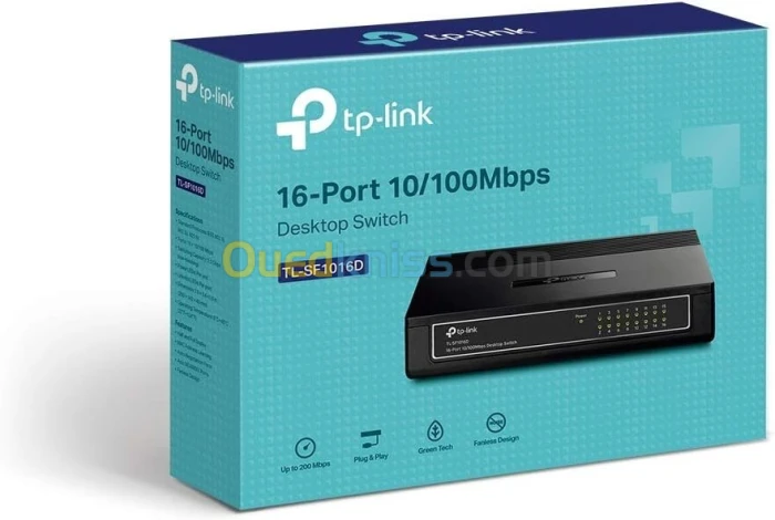 SWITCH TP LINK TL- SF1016D 16 PORTS 10/100