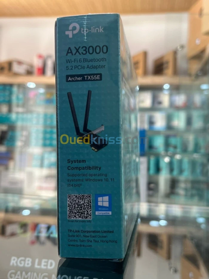 TP-LINK Adaptateur PCIe WiFi 6 AX3000 Bluetooth 5.2