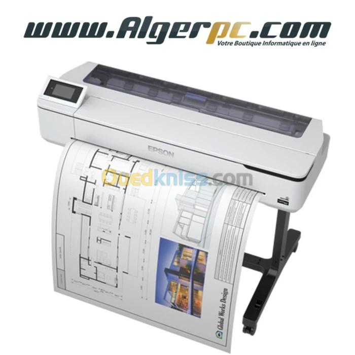 Traceur Epson SureColor SC-T5100 couleur/connectivité Wifi et USB/ADF/Écran LCD