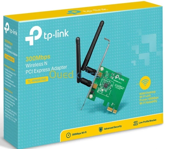 Carte reseau / PCI express tp-link TL-WN881ND resau sans fil N300