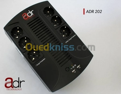 Onduleur ADR 202 650VA 6 prises AVR IEC 230V/line interactive UPS